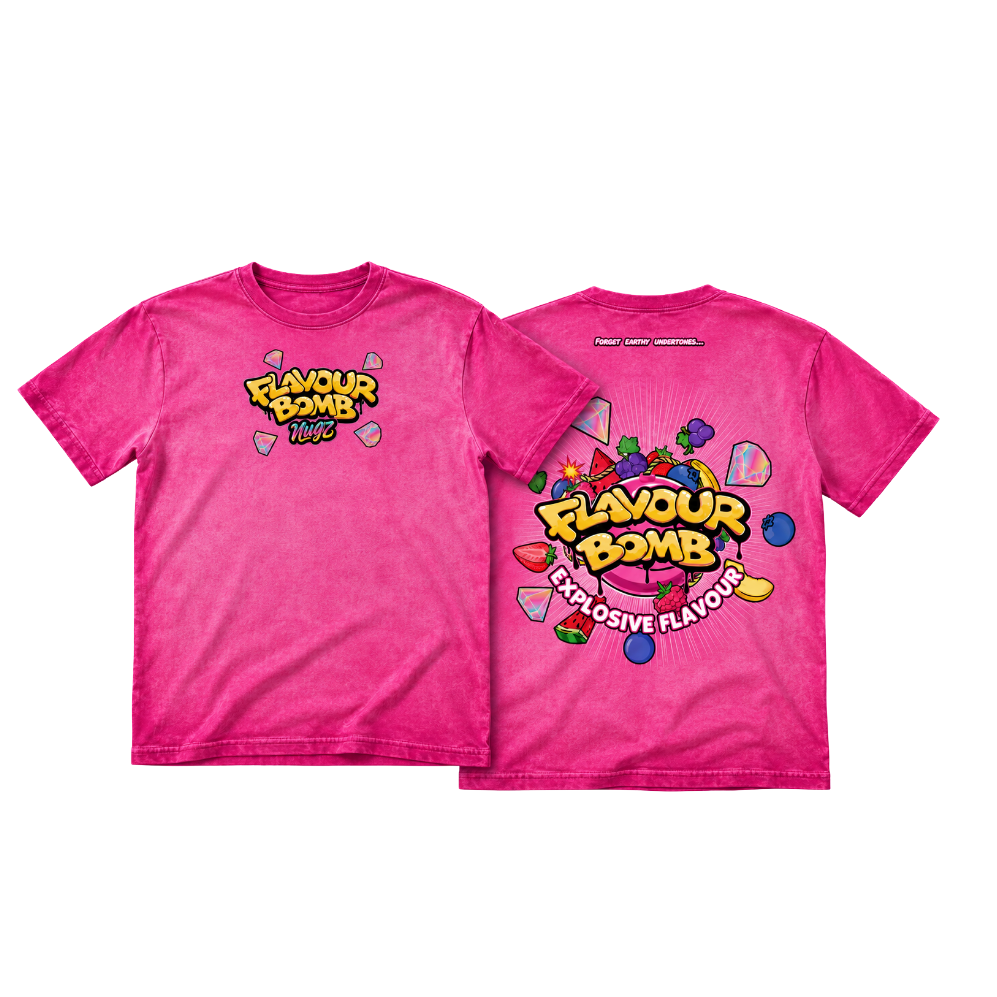 Flavour Bomb Enzime Pink T